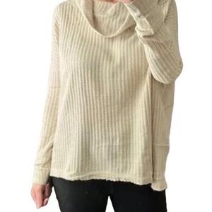 NWT Free People Juicy Long Sleeve Shirt in Stone Cold